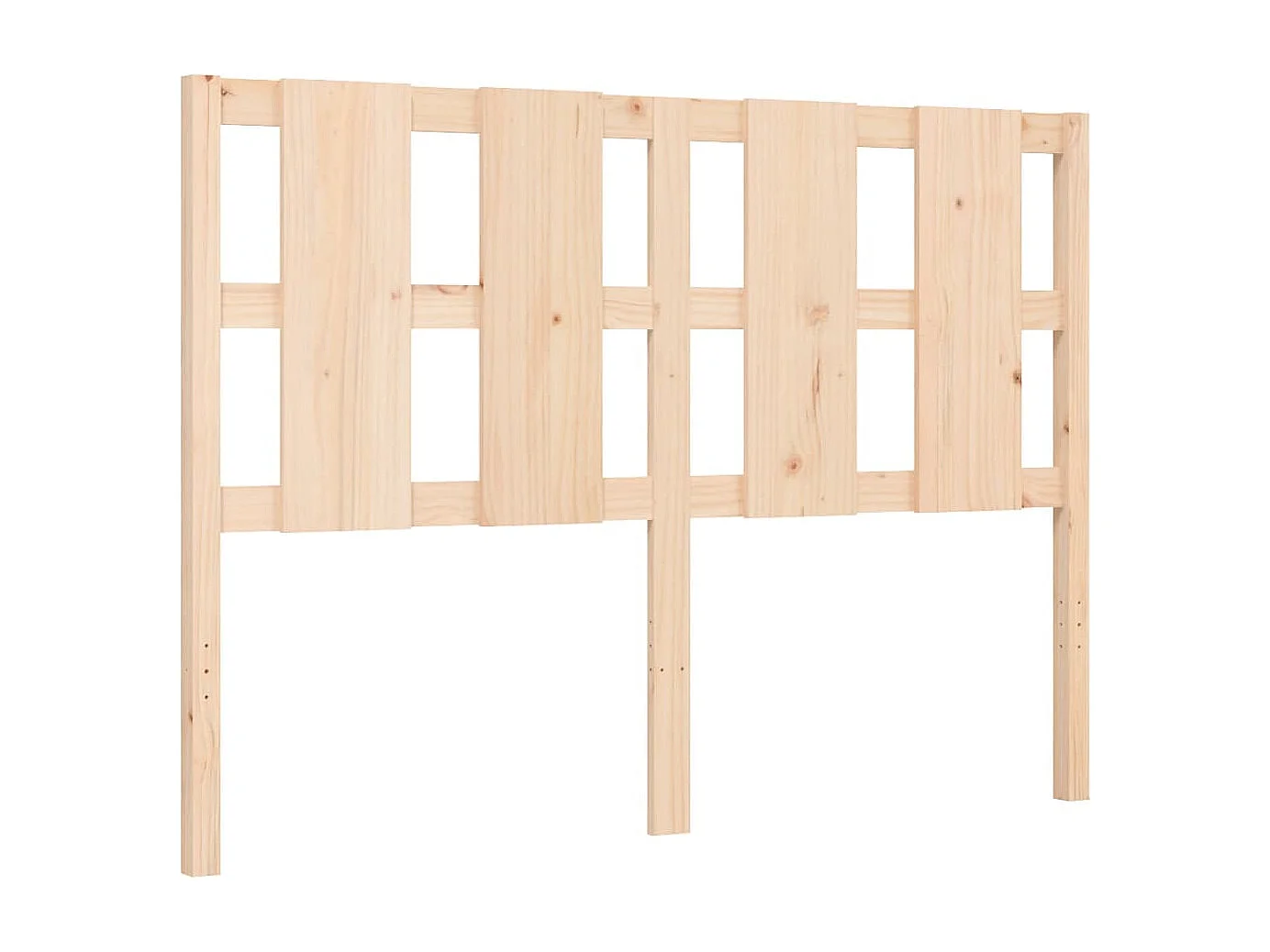 Cadre de lit sans matelas 140x190 cm bois de pin massif