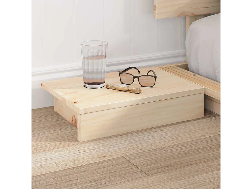 Cadre de lit Marron 140 x 200 cm bois