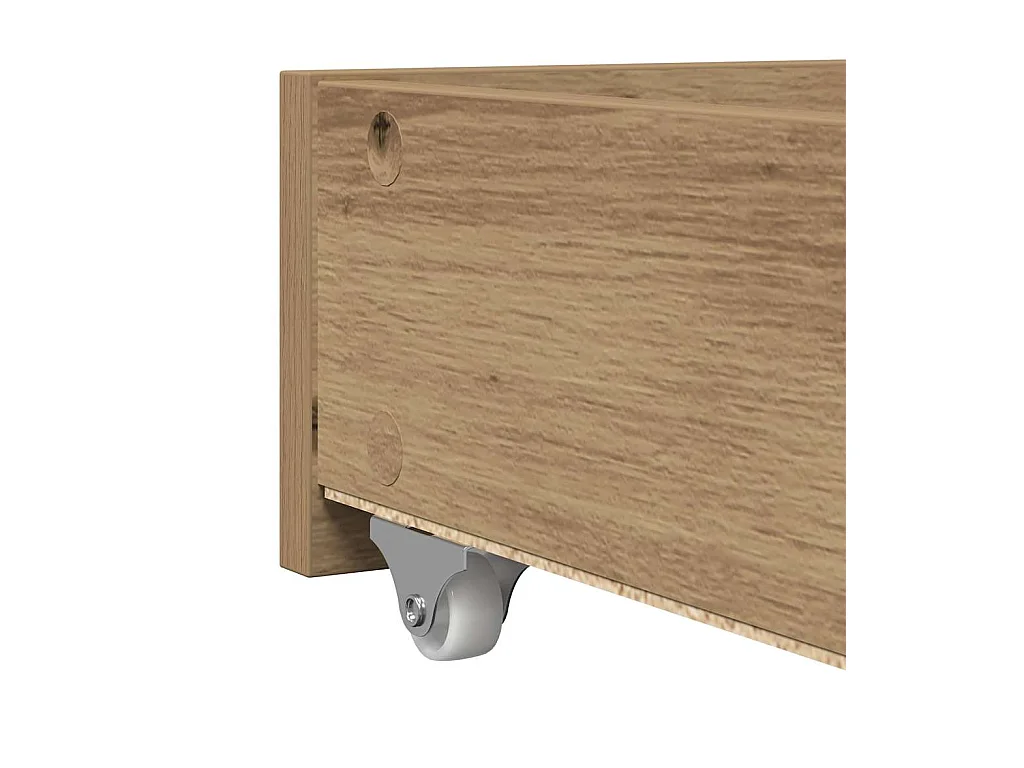 Dagbedframe met lades, handgemaakt eikenhout, 90 x 200 cm