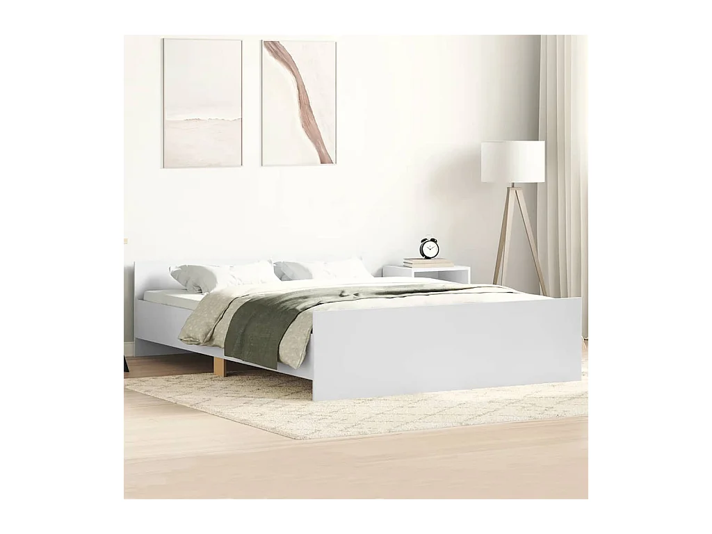 Bedframe zonder matras wit 150x200 cm
