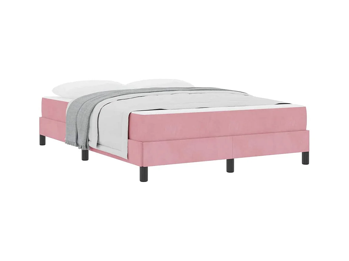 Boxspringbed met matras Rose 160 x 200 cm Fluweel