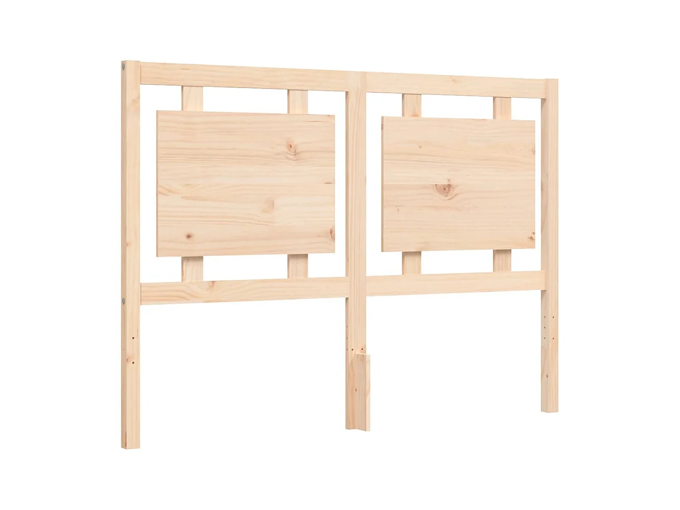 Cadre de lit sans matelas 140x190 cm bois de pin massif