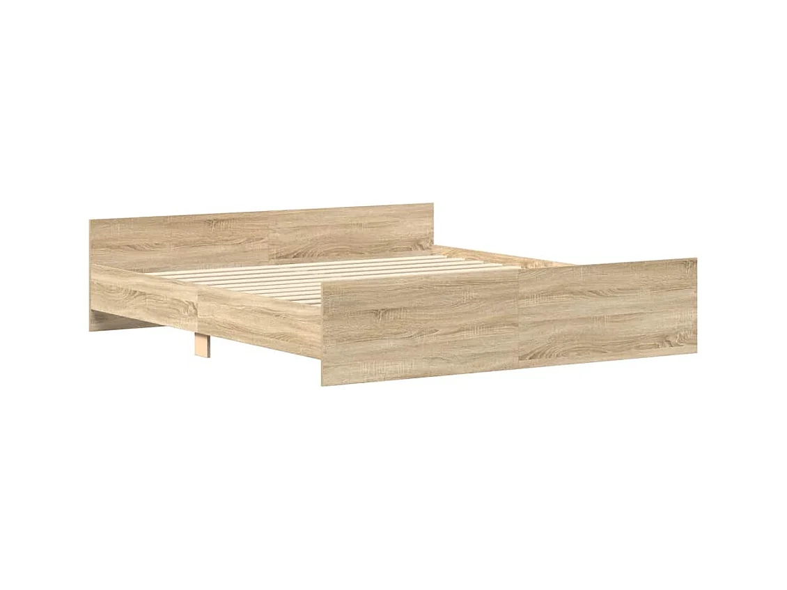 Bettgestell ohne Matratze Sonoma Eiche 160x200 cm