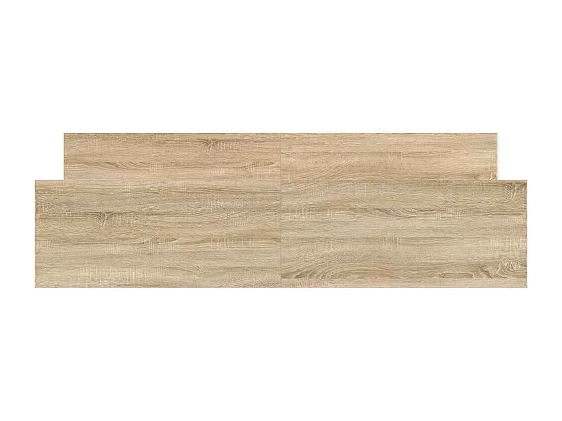 Bedframe zonder matras Sonoma eiken 160x200 cm