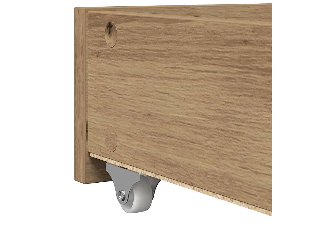 Dagbedframe met lades, handgemaakt eikenhout, 90 x 200 cm