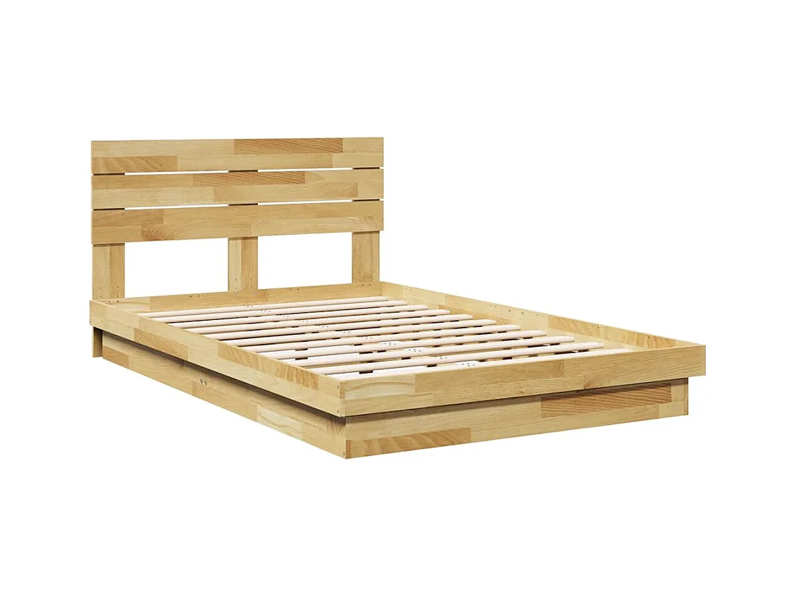 Cadre de lit avec tête de lit sans matelas 120x200 cm