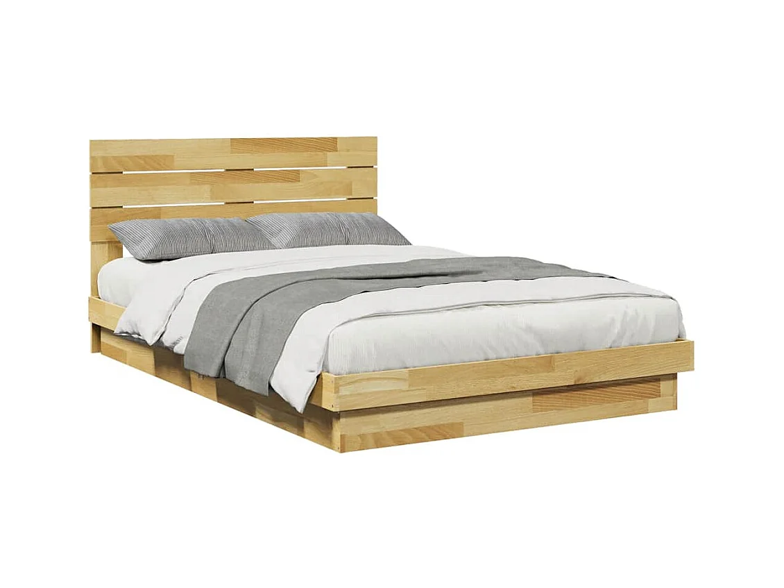 Cadre de lit avec tête de lit sans matelas 120x200 cm