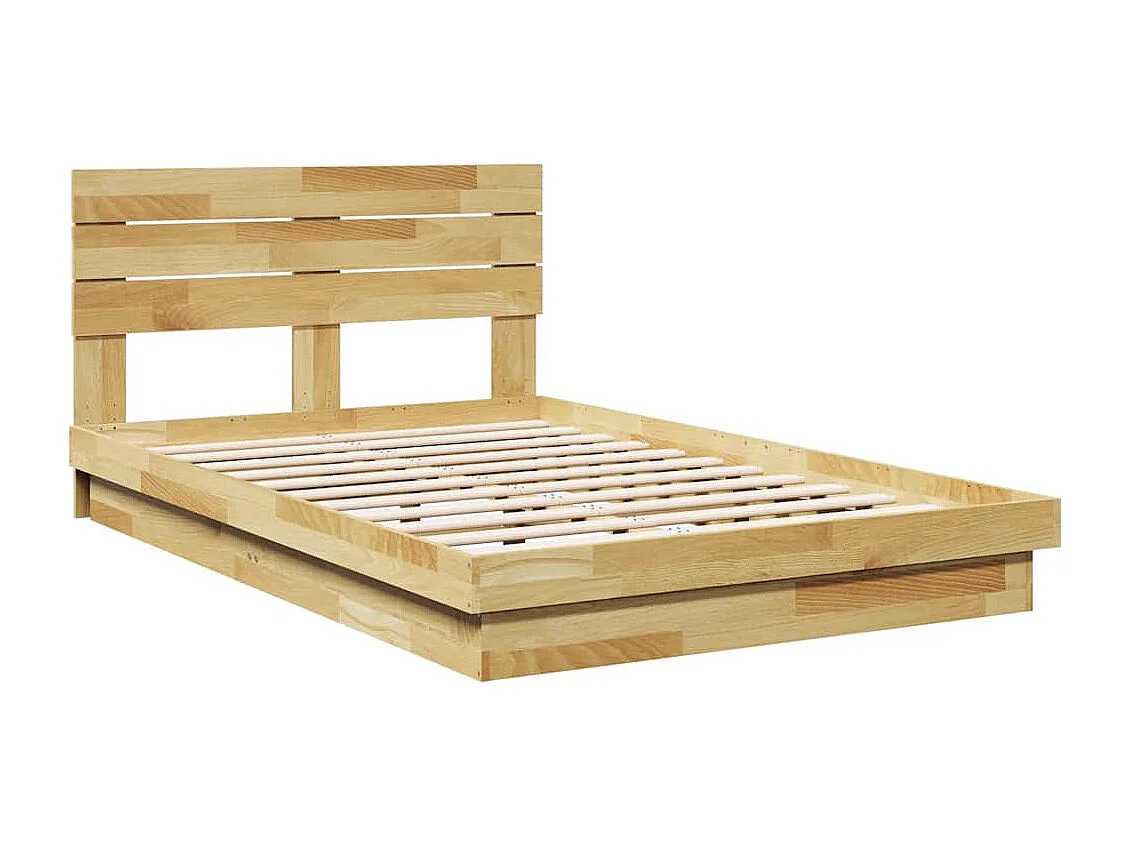 Struttura letto con testiera senza materasso 120x200 cm