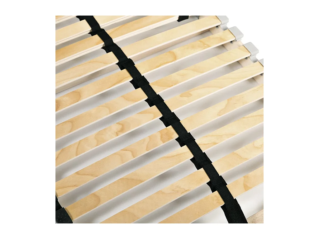 Reti a doghe senza materasso 2 pezzi con 28 doghe 80x200 cm