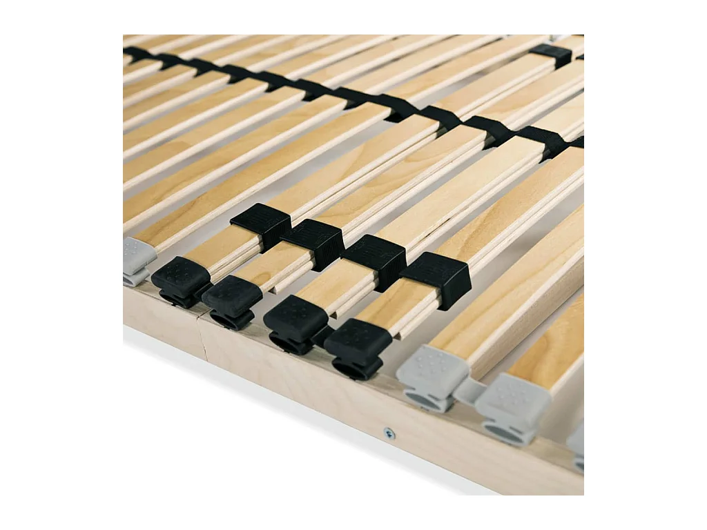 Reti a doghe senza materasso 2 pezzi con 28 doghe 80x200 cm