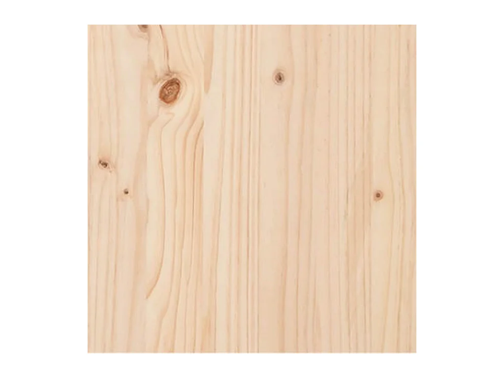 Bedframe zonder matras massief hout 200x200 cm