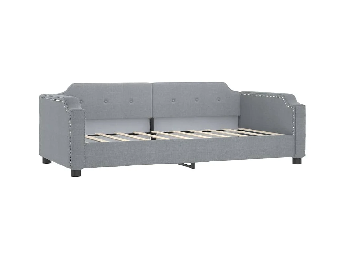 Lit de jour avec gigogne et tiroirs sans matelas 80x200 cm