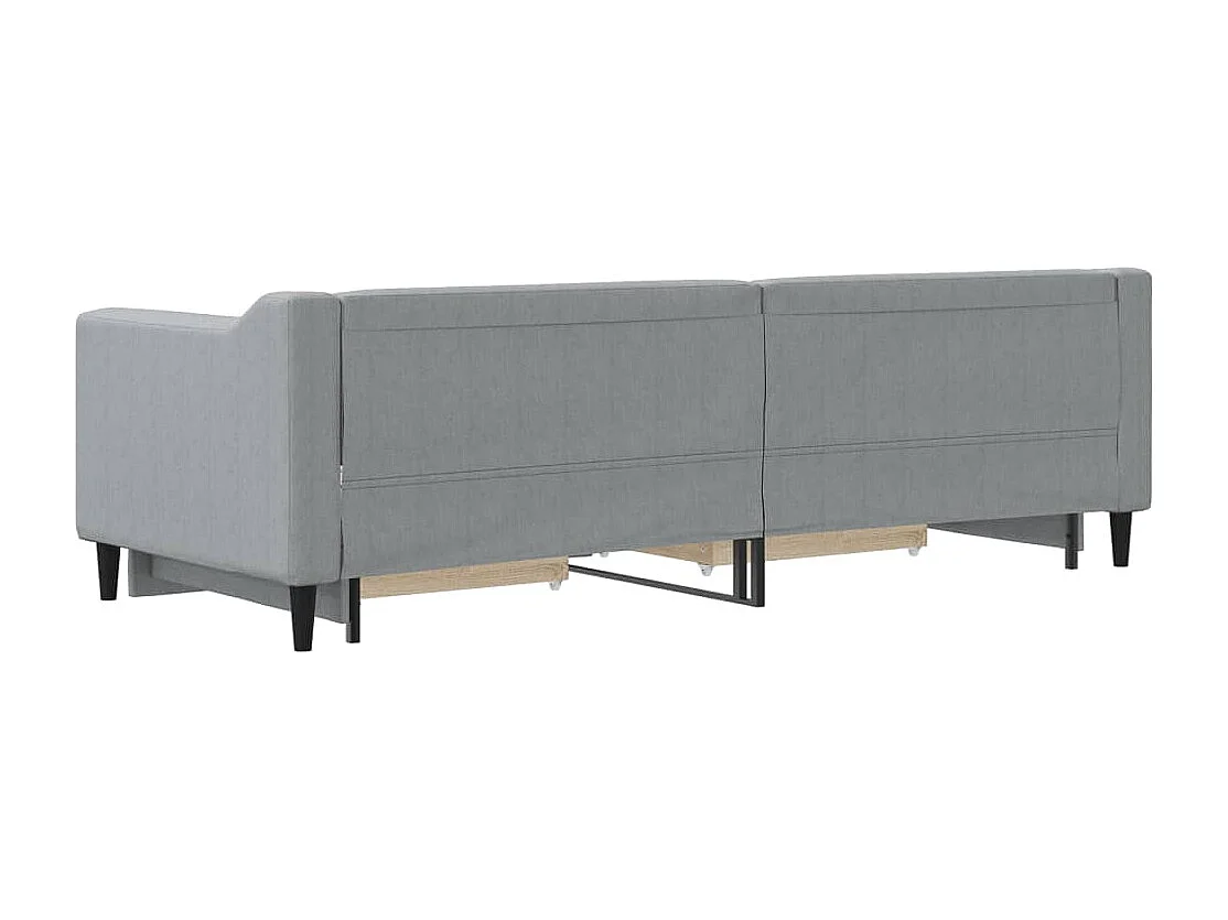 Dagbed met onderschuifbed en lades zonder matras 80x200 cm