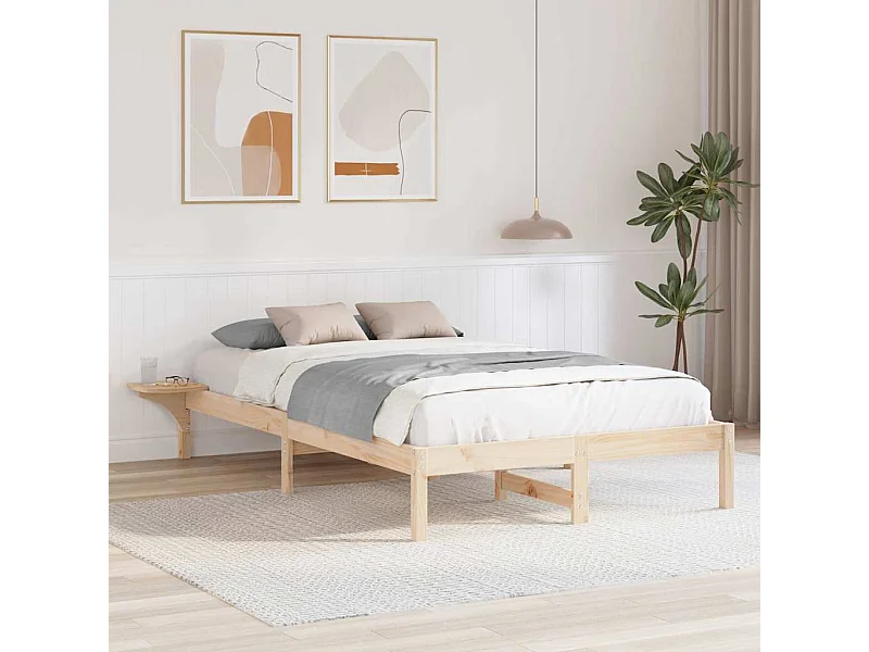 Struttura letto marrone 120 x 200 cm Marrone