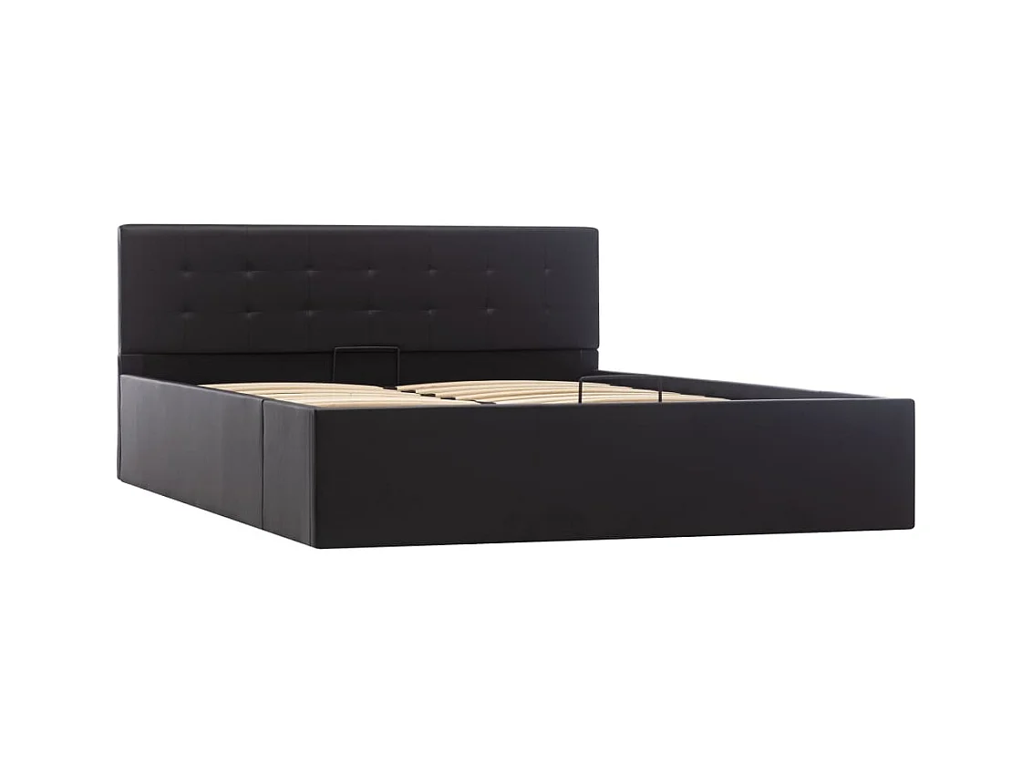 Struttura letto con contenitore idraulico 140x200 cm ecopelle