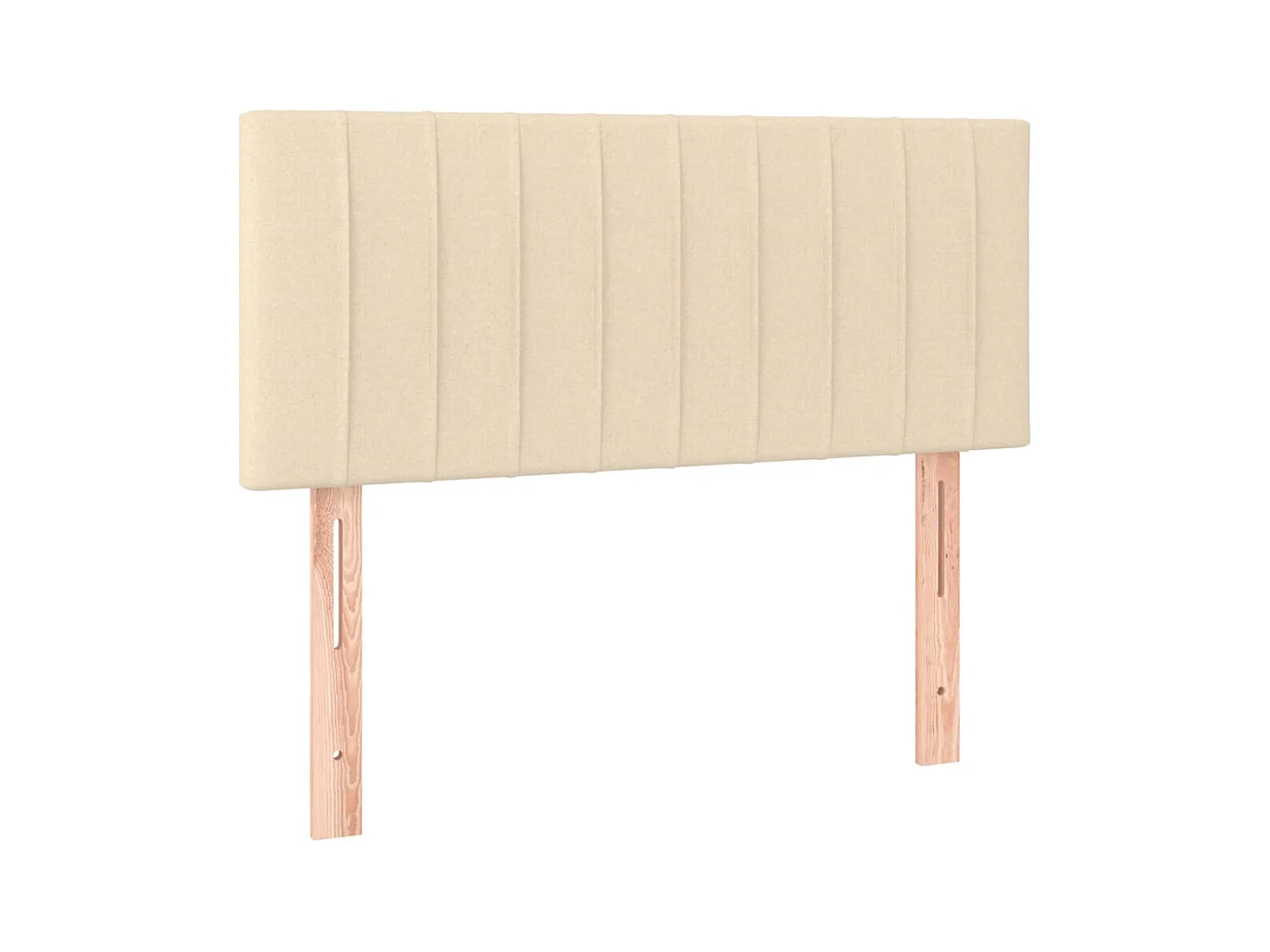 Somier de láminas con colchón Crema 80x200 cm Tejido