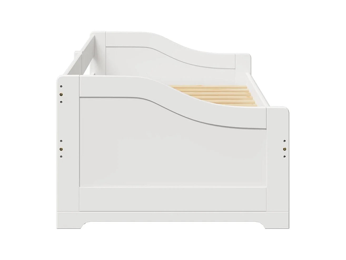 Cama de día con nido sin colchón IRUN blanco 90x200 cm