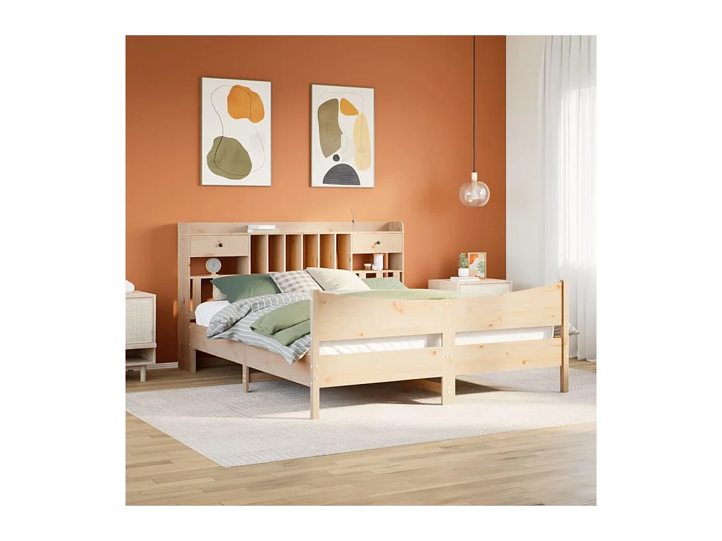 Bedframe zonder matras 180x200 cm massief grenenhout