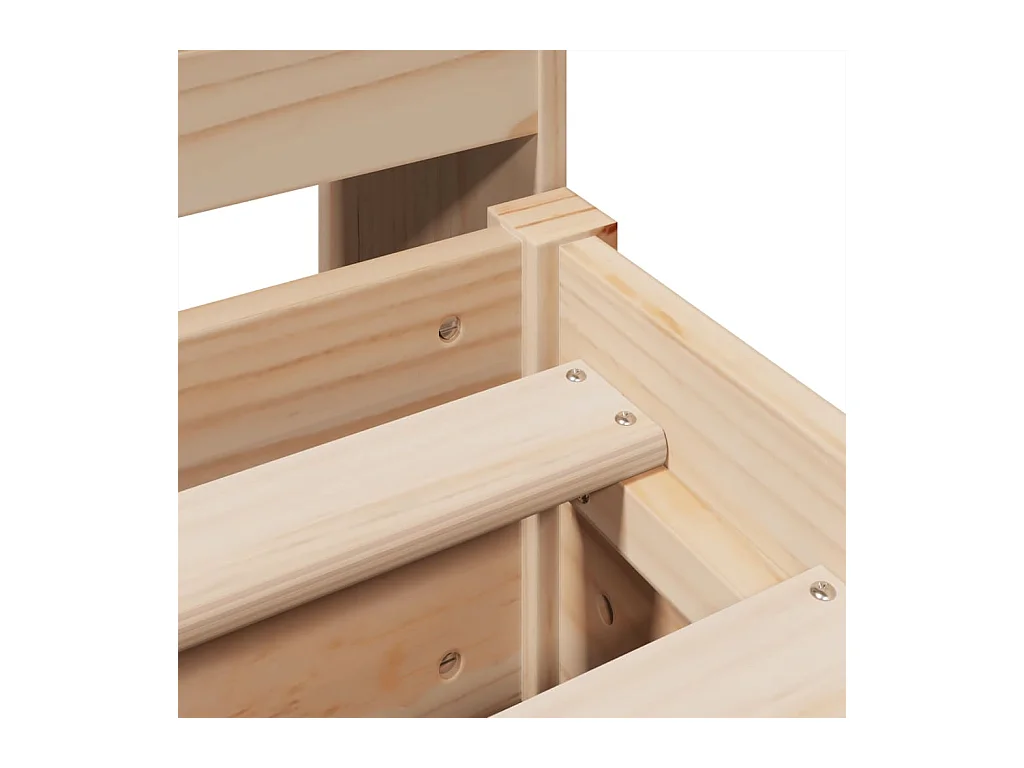 Bedframe zonder matras 180x200 cm massief grenenhout