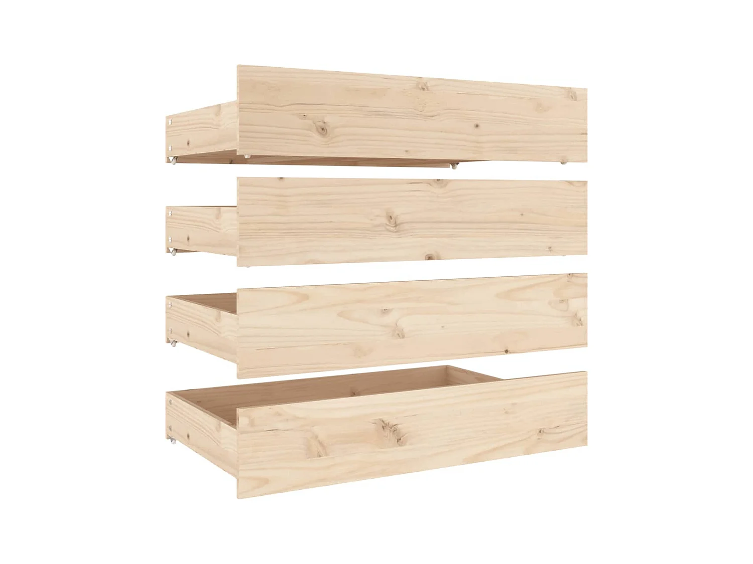 Bedframe zonder matras met lades 160x200 cm