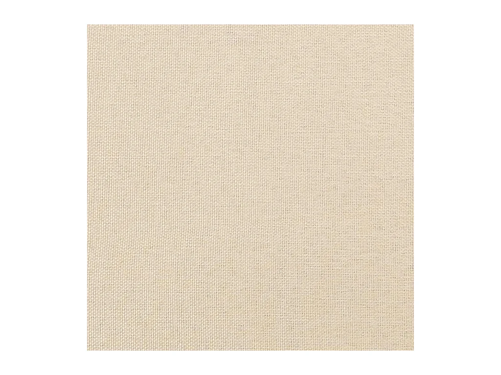 Cadre de lit sans matelas crème 180x200 cm tissu