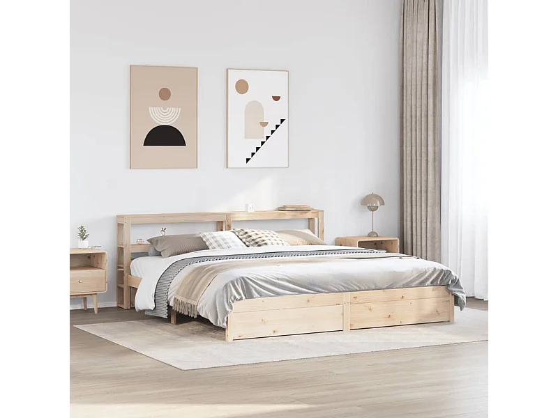 Struttura letto con testiera senza materasso 180x200 cm