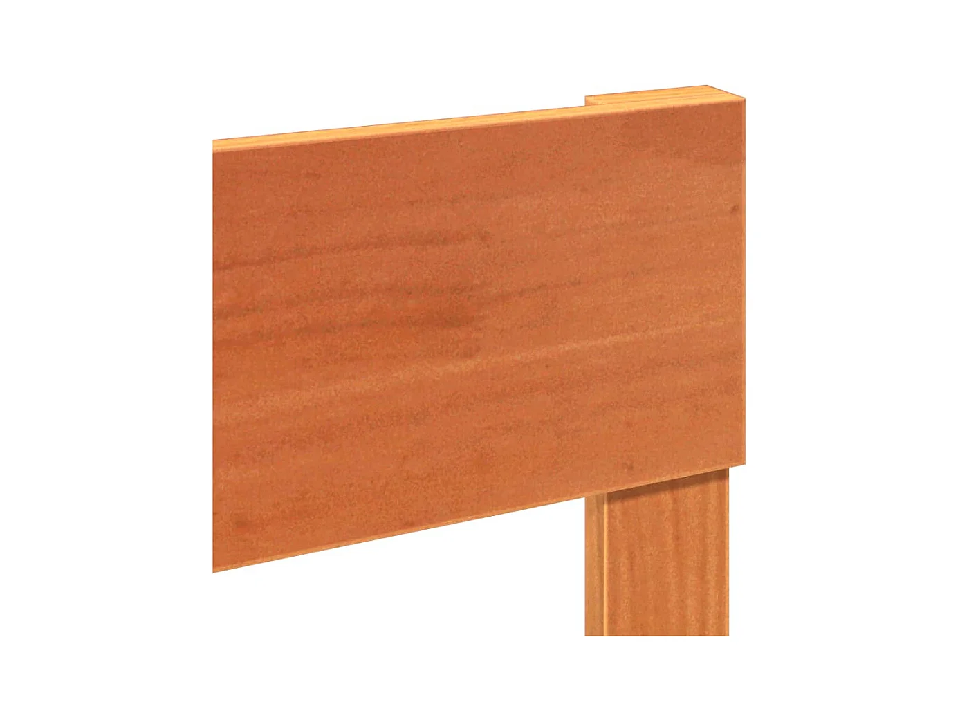 Bedframe zonder matras, bruine was, 120x200cm, massief grenenhout