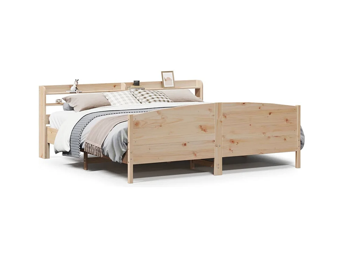 Bedframe zonder matras 180x200 cm massief grenenhout