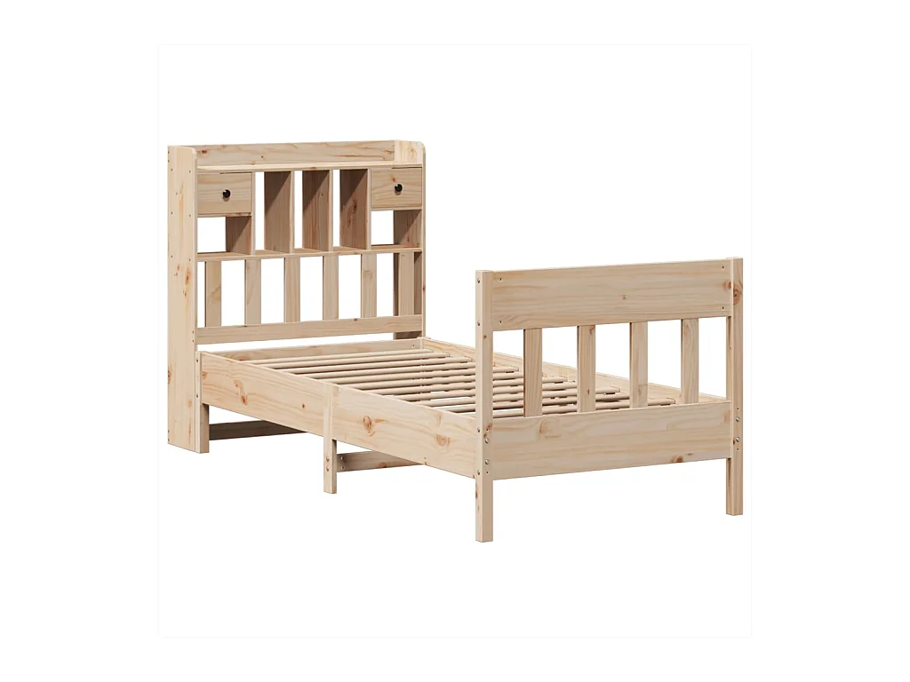 Bedframe zonder matras 75x190 cm massief grenenhout