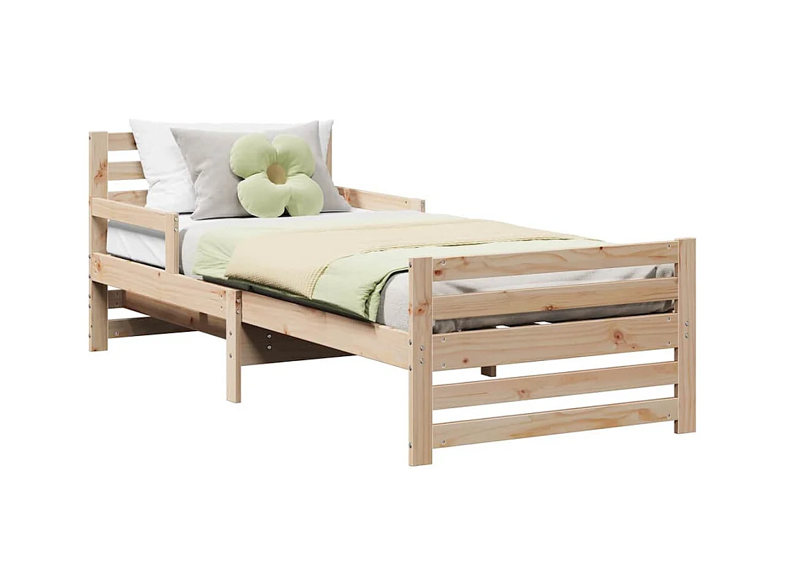 Uitschuifbaar kinderbed Overig Bruin 80 x 130 / 165 / 200 cm