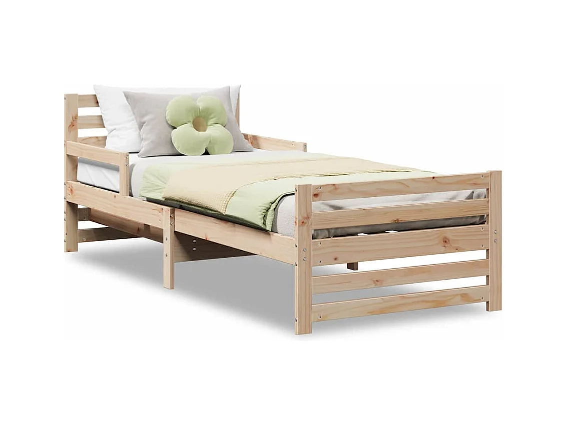 Uitschuifbaar kinderbed Overig Bruin 80 x 130 / 165 / 200 cm