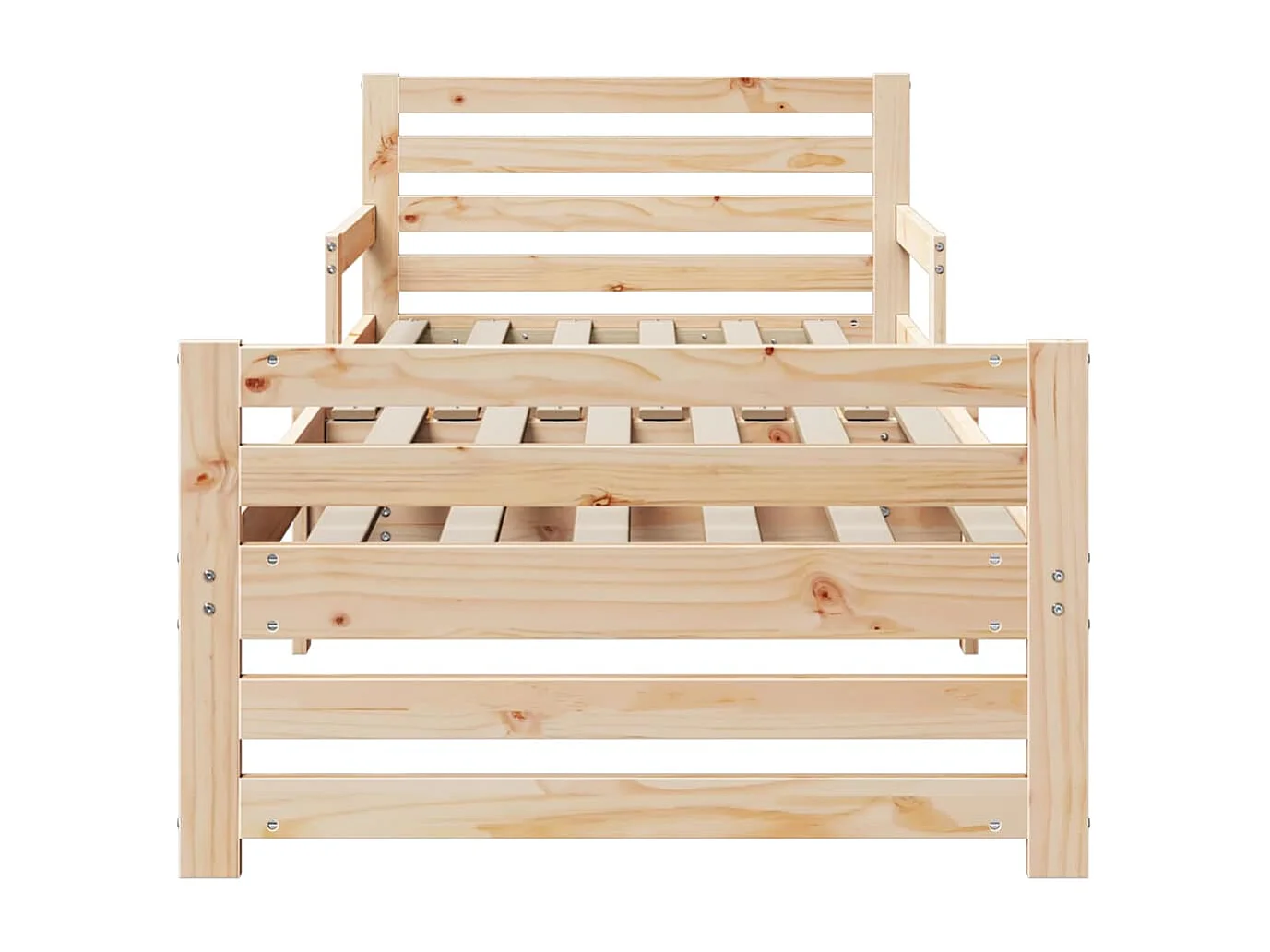 Lit extensible pour enfants Other Marron 80 x 130 / 165 / 200 cm