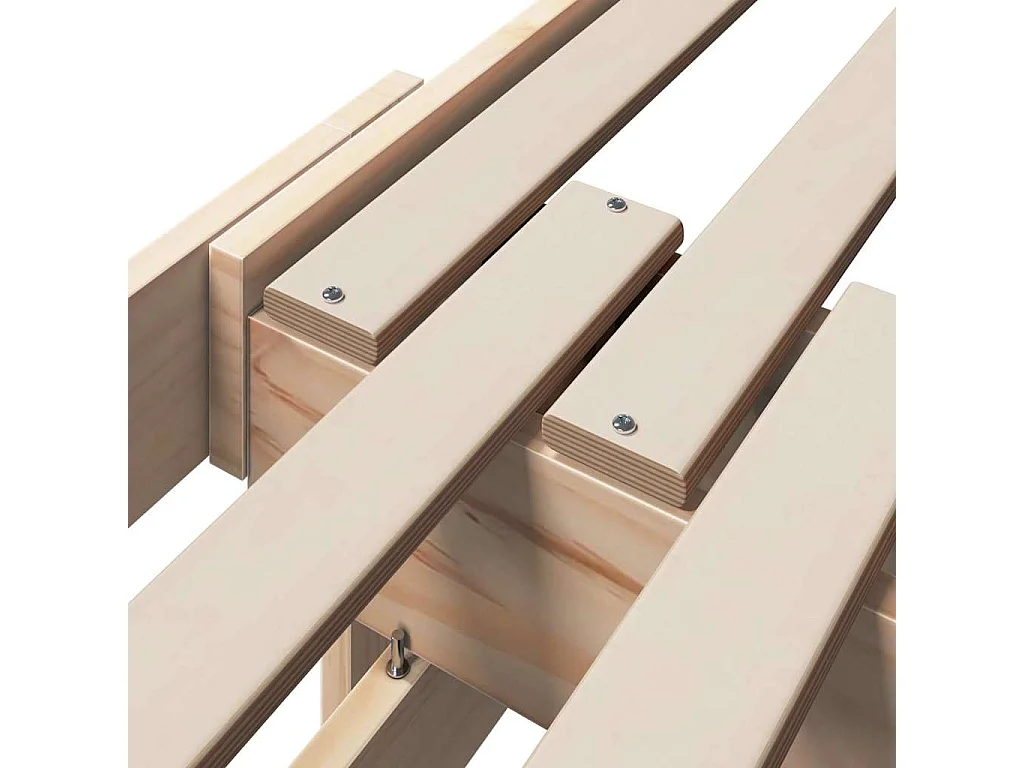 Lit extensible pour enfants Other Marron 80 x 130 / 165 / 200 cm