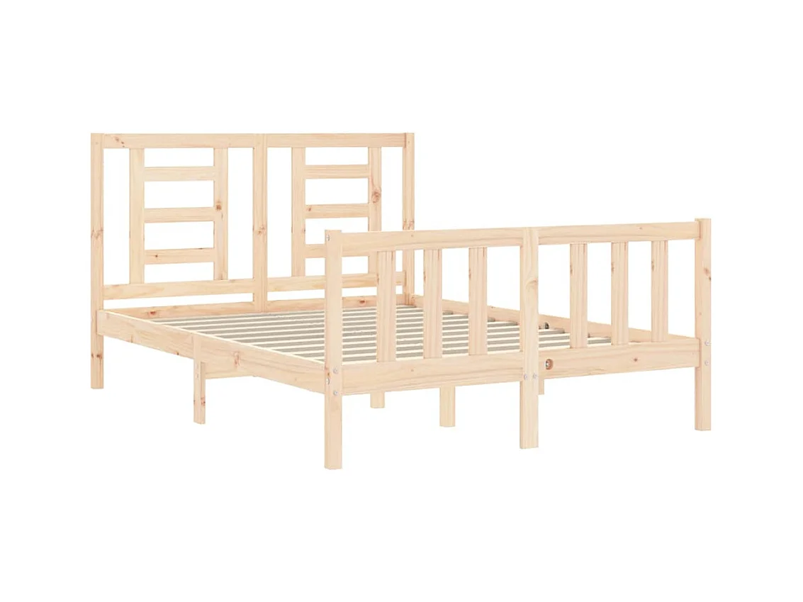 Bedframe zonder matras 140x200 cm massief grenenhout