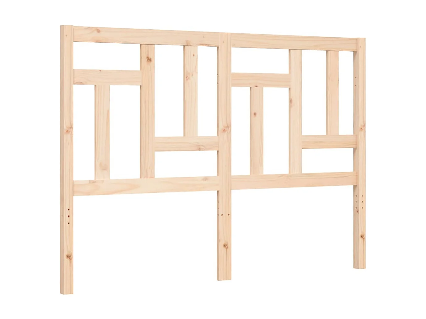 Cadre de lit sans matelas 140x200 cm bois massif