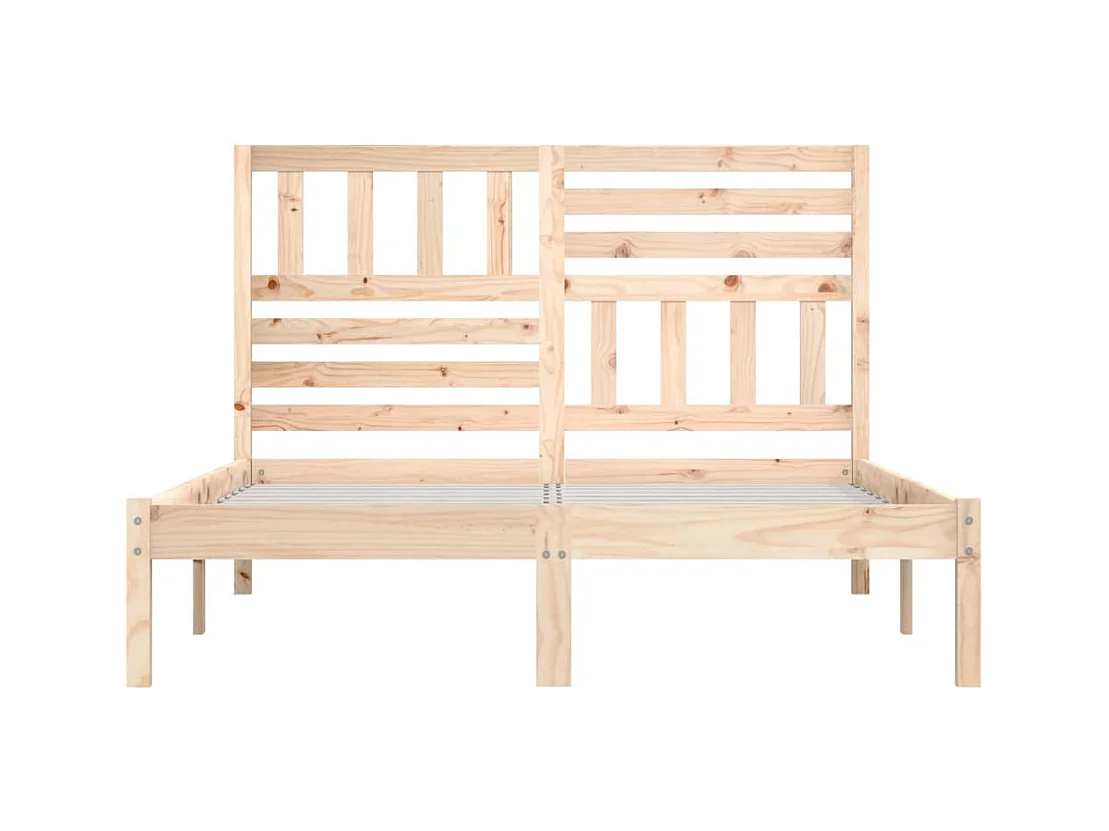 Struttura letto senza materasso in legno massello di pino 160x200 cm