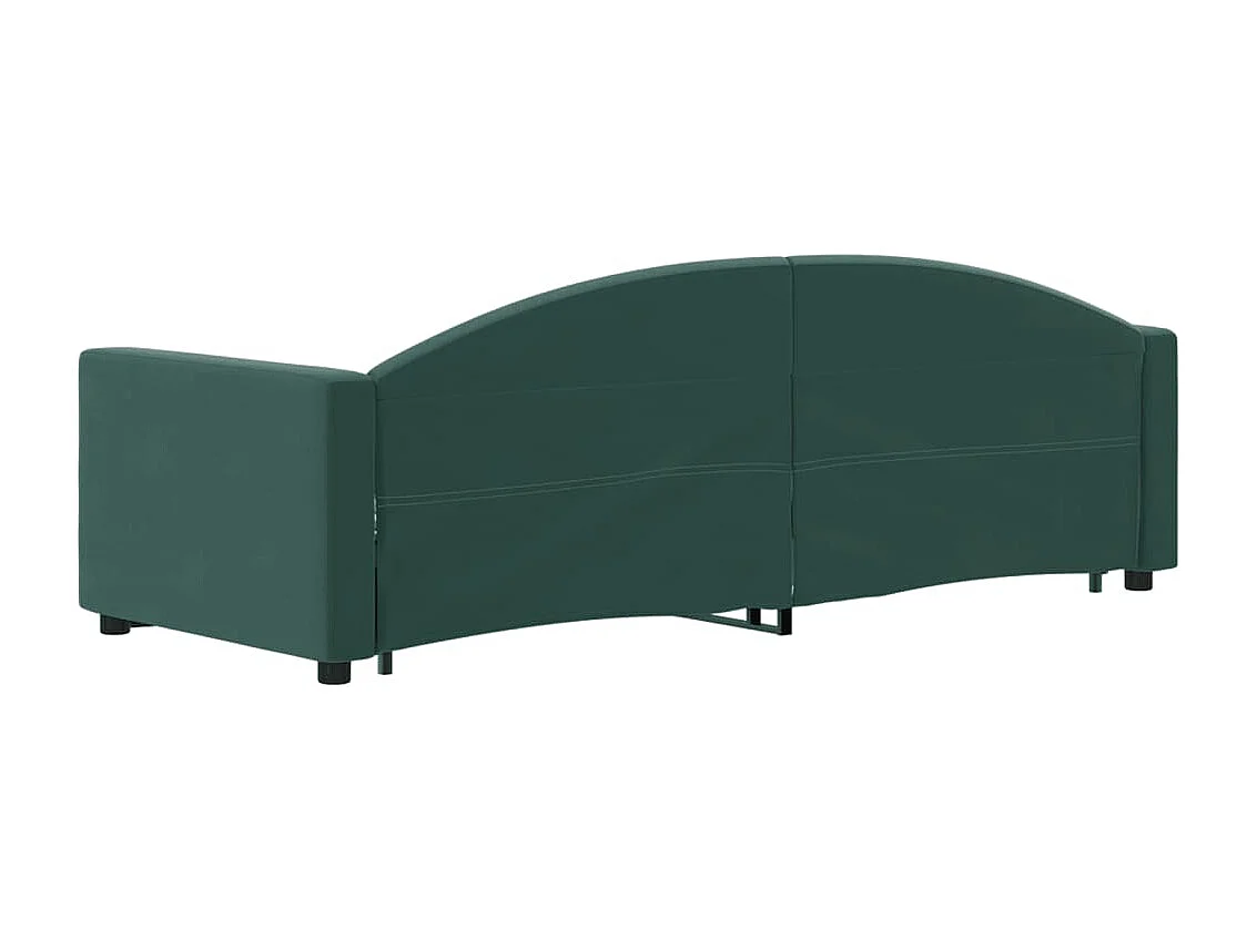 Lit de jour avec gigogne et tiroirs sans matelas 80x200 cm