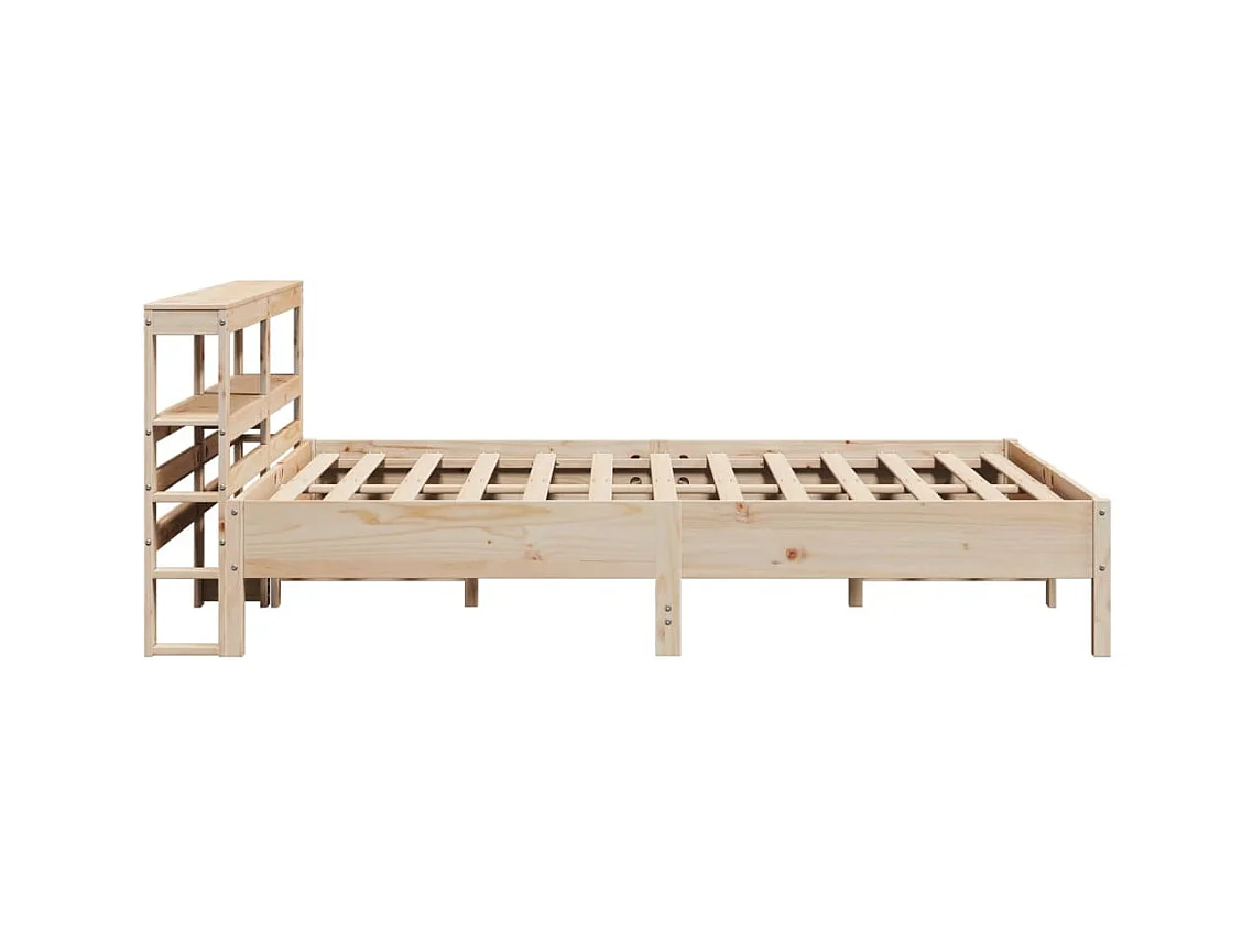Struttura letto senza materasso 160x200 cm in legno massello di pino