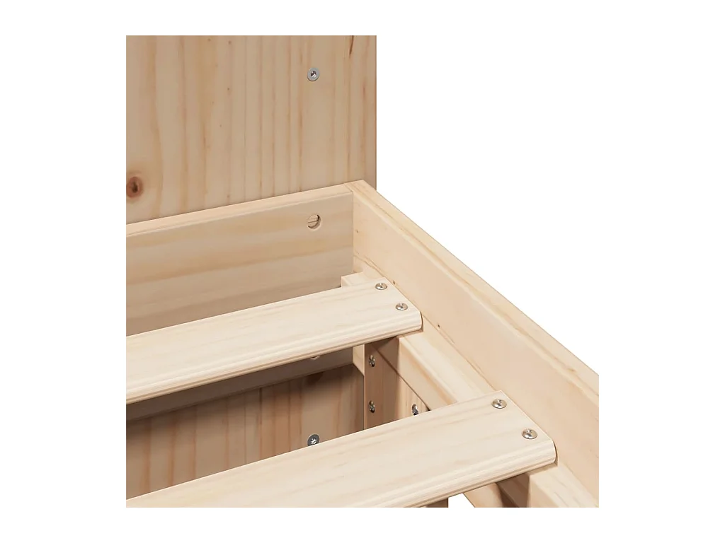 Bedframe zonder matras 120x190 cm massief grenenhout