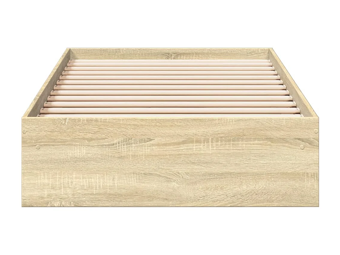Bettgestell mit Schubladen ohne Matratze Sonoma Eiche 90x190 cm