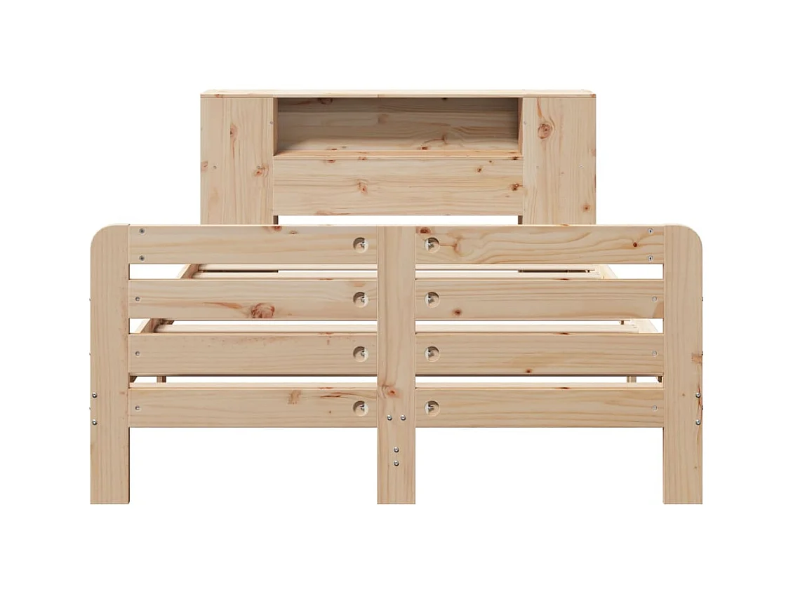 Cadre de lit sans matelas 150x200 cm bois de pin massif