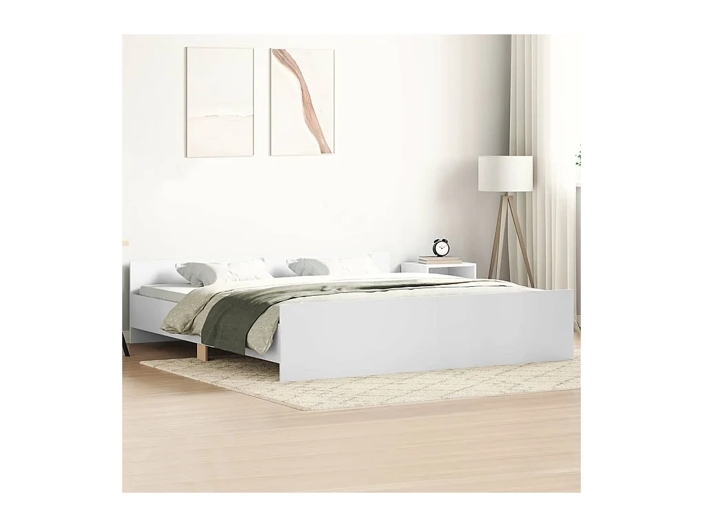 Bedframe zonder matras wit 180x200 cm