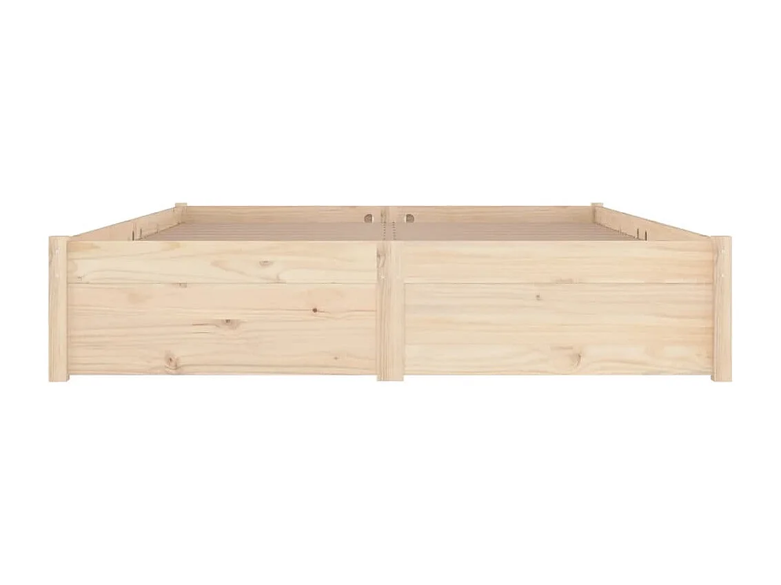 Cadre de lit sans matelas avec tiroirs