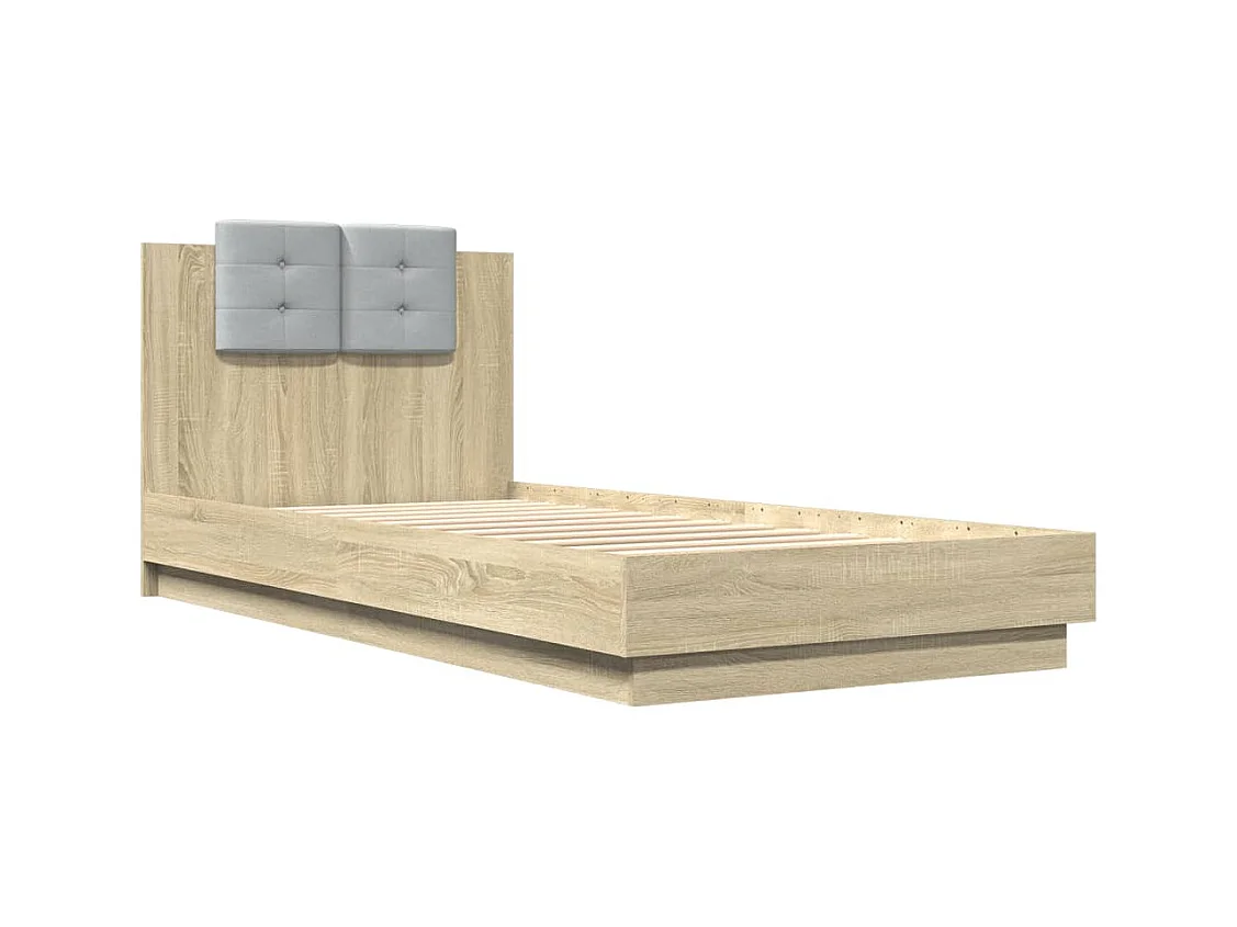 Bettgestell ohne Matratze Sonoma Eiche 100x200 cm