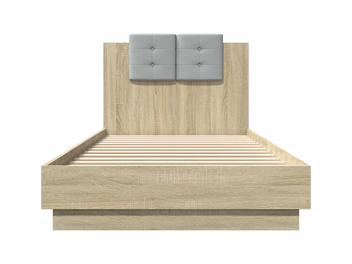 Bettgestell ohne Matratze Sonoma Eiche 100x200 cm