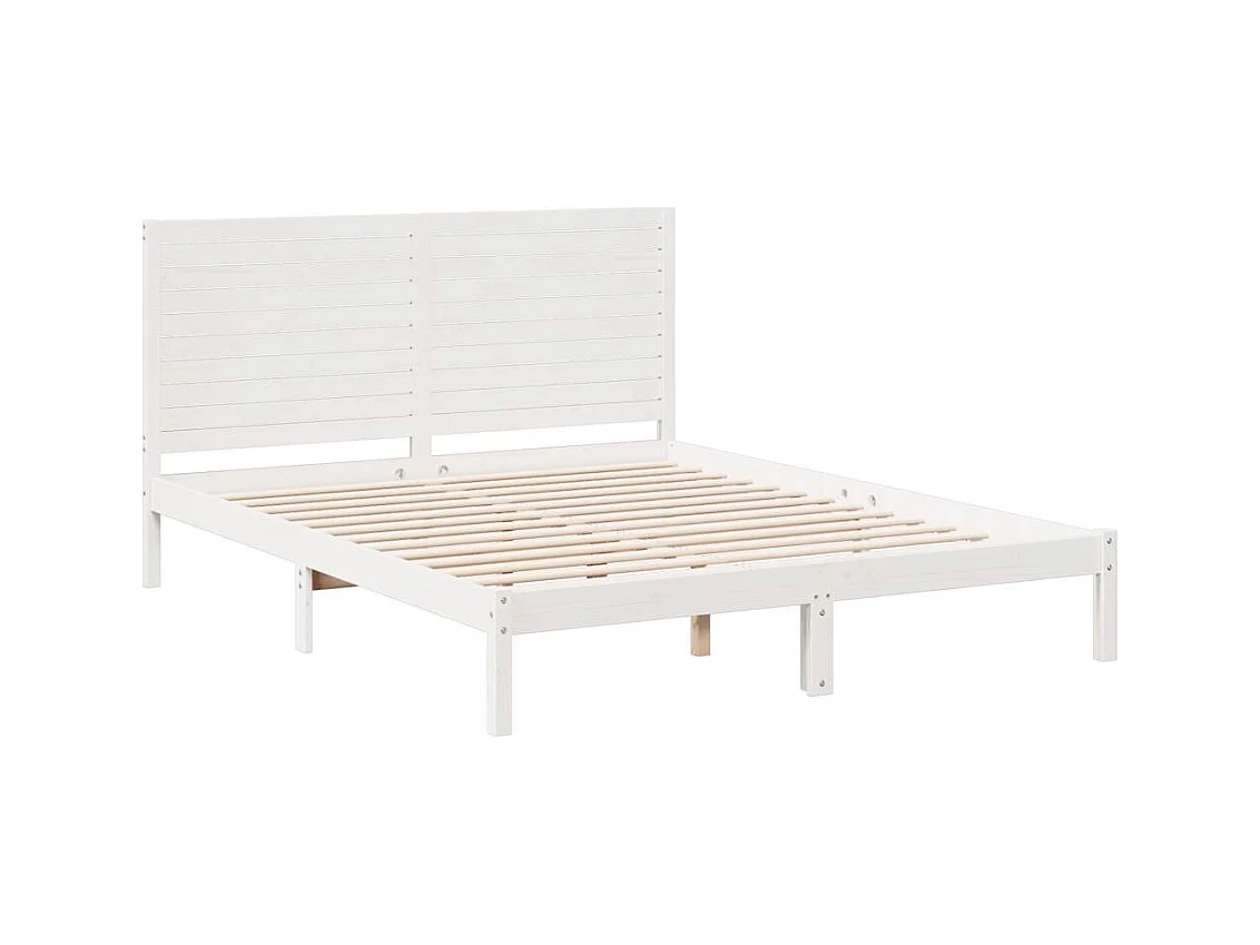 Extra lang bedframe zonder matras 140x210 cm massief hout