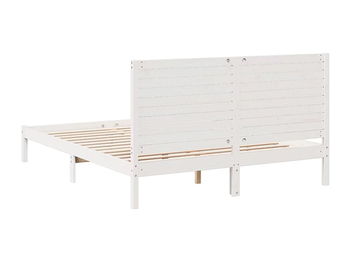 Extra lang bedframe zonder matras 140x210 cm massief hout