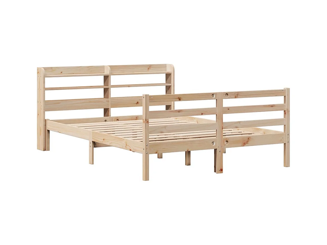 Bedframe met hoofdbord zonder matras 150x200 cm