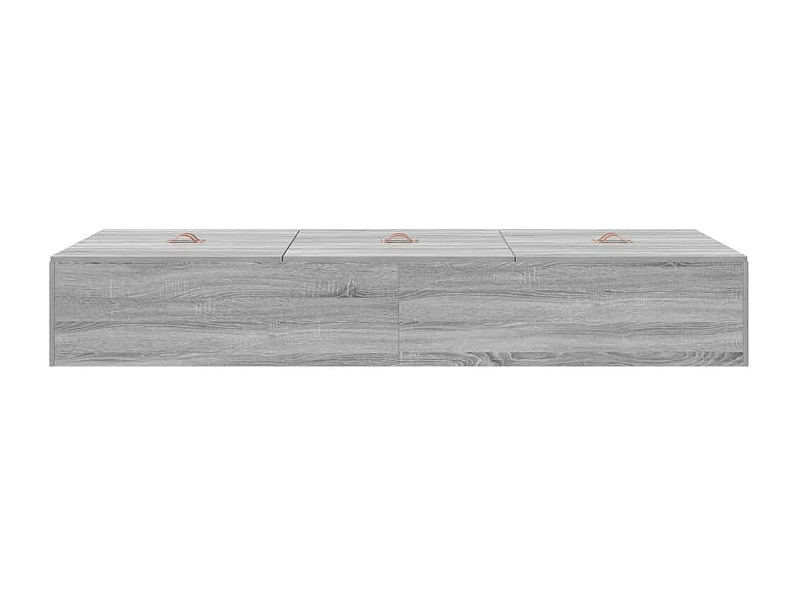 Struttura letto Sonoma Grey 90 x 200 cm in legno ingegnerizzato