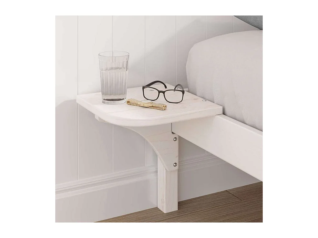 Estructura de cama blanca 180 x 200 cm Blanco